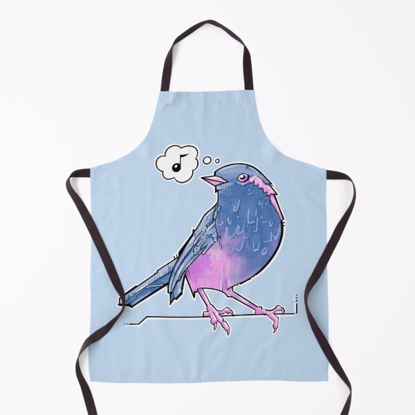Artikelvorschau, blauer und rosa Singvogel entworfen und verkauft von weilertsen.