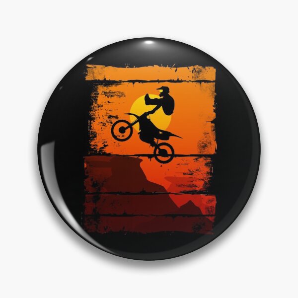 Item preview, Motocross Mountain Jumping Sunset designed and sold by RedLonelyStars.