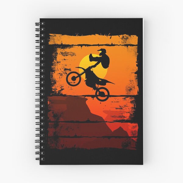 Item preview, Motocross Mountain Jumping Sunset designed and sold by RedLonelyStars.