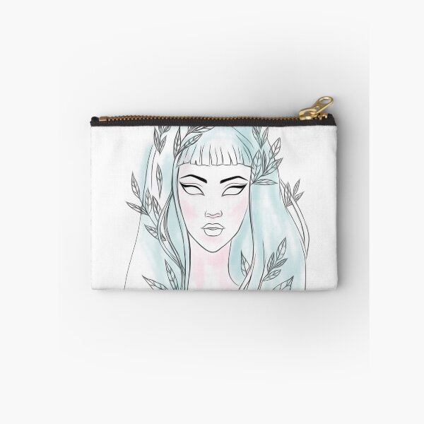 Item preview, mystical nymph girl with blue hair designed and sold by mimiart126.