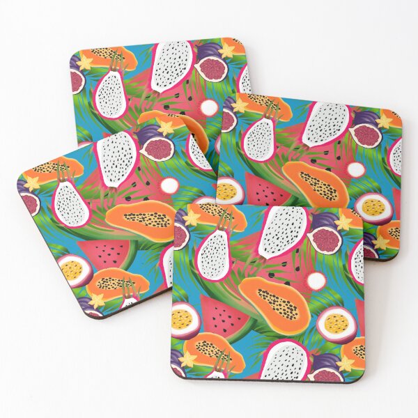 Item preview, Tropical,exotic fruits,colourful,summer pattern  designed and sold by MariaMarinova.