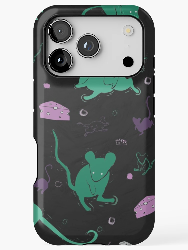 Thumbnail 1 of 4, iPhone Case, Mouse Pattern designed and sold by Neta Manor.