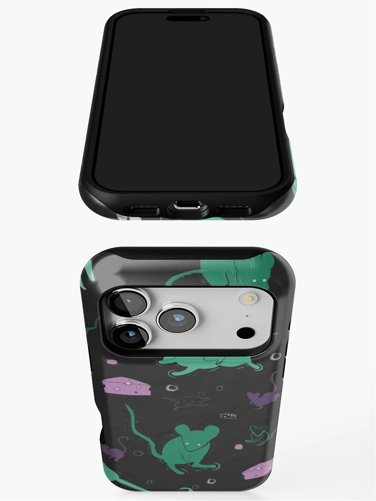 Thumbnail 3 of 4, iPhone Case, Mouse Pattern designed and sold by Neta Manor.