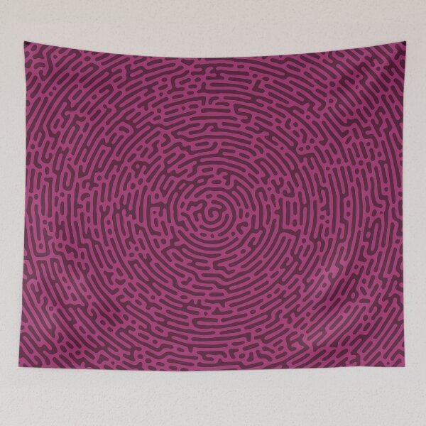 Item preview, Circular Spiral Turing Pattern (Purple Pink) designed and sold by John Uttley.