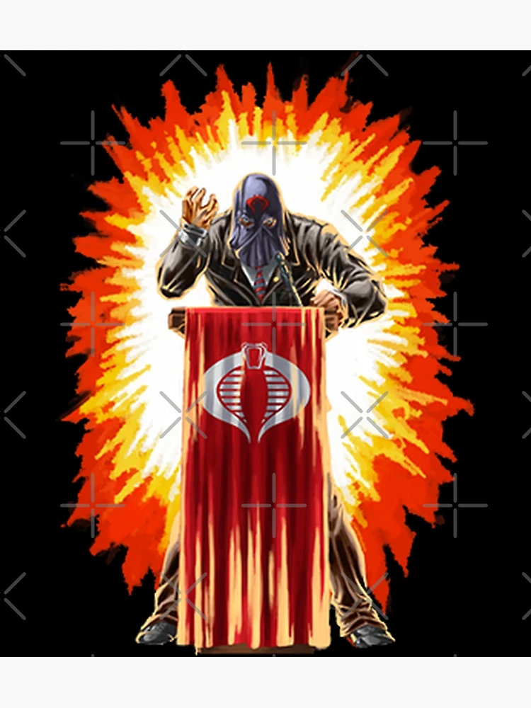 Cobra Commander Box Art Gi Joe | Poster