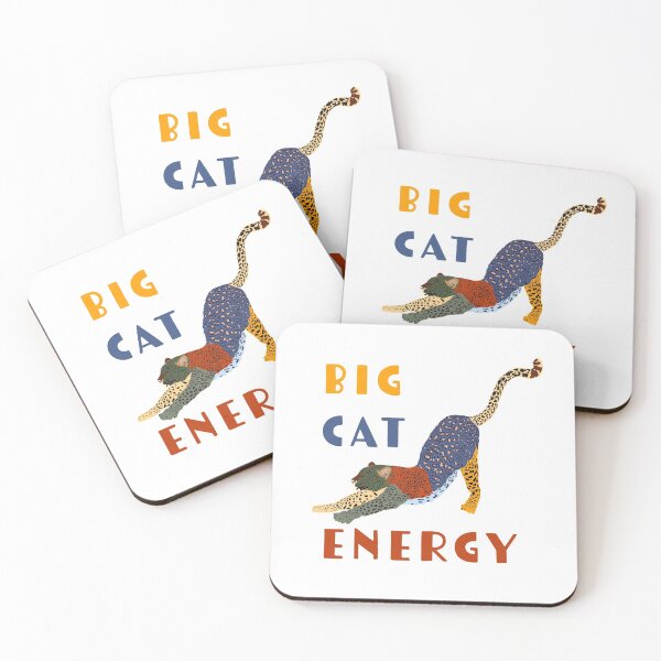 Item preview, Big Cat Energy - Boho Leopard Print - Big Cat - Large Text- Cute Leopard T Shirt designed and sold by Gallerisa.