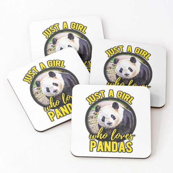 Item preview, Just a Girl who Loves Pandas designed and sold by csoDesign.