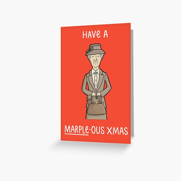 Have a Marple-ous Christmas Greeting Card