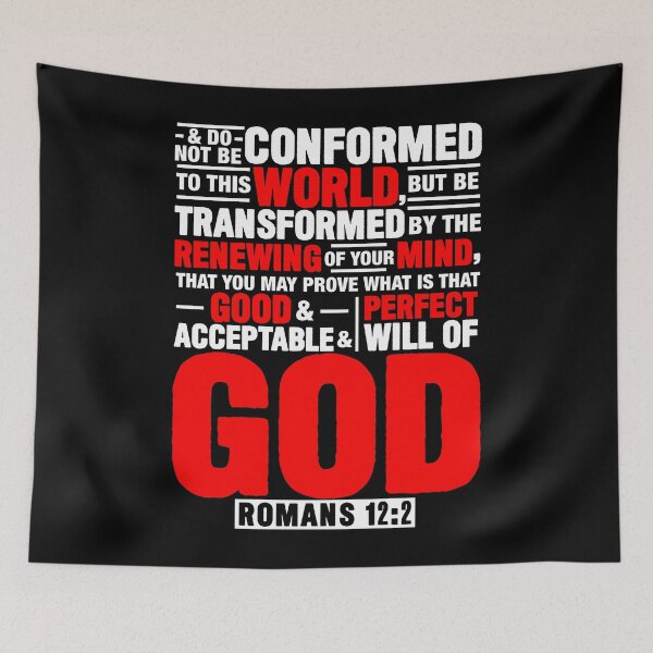 Item preview, Romans 12:2 Do Not Be Conformed To This World designed and sold by plushism.