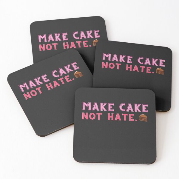Item preview, Make Cake, Not Hate. designed and sold by 2-Of-A-Kind.