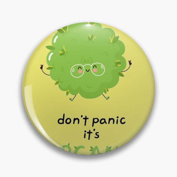 Item preview, Cute happy weed bud. don't panic it's organic designed and sold by ESDT.