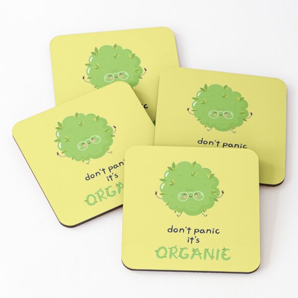 Item preview, Cute happy weed bud. don't panic it's organic designed and sold by ESDT.