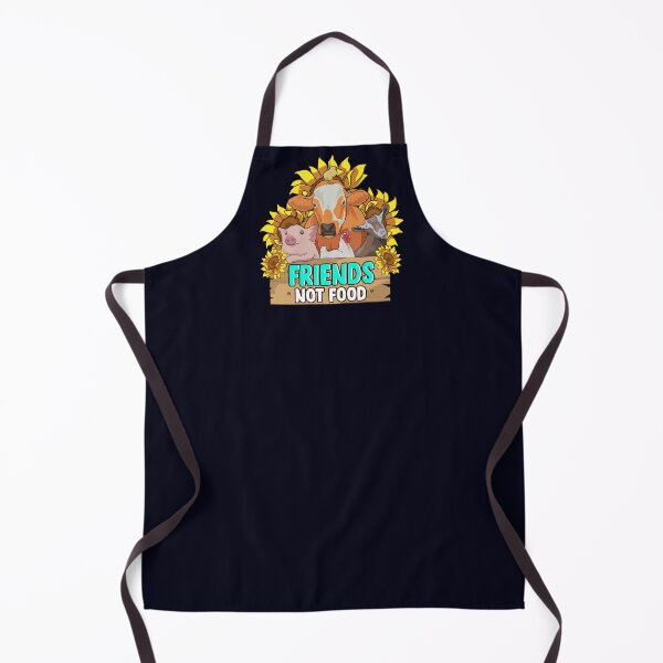 Item preview, Friends No Food, Cow, Pig and Chicken. Vegan For The Animals designed and sold by GreenSlate.