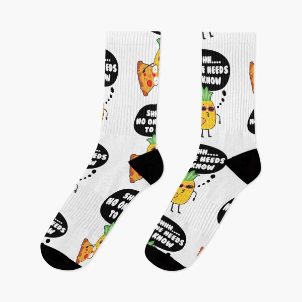 Item preview, Shhhh, No One Needs To Know Funny Hawaiian Pizza Joke designed and sold by Scratches Tees.