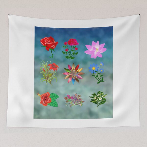 Item preview, flower with background fantasy  designed and sold by advicestechno.