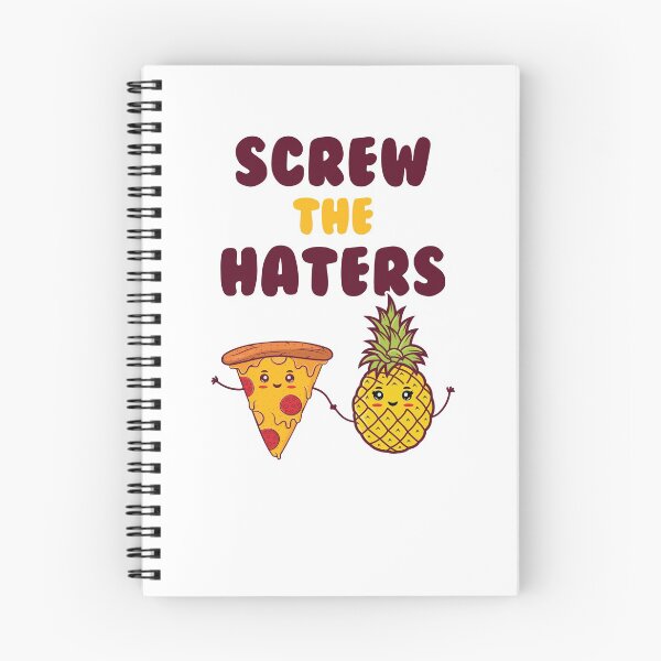 Item preview, Screw The Haters Funny Hawaiian Pizza and Pineapple Quotes designed and sold by Scratches Tees.
