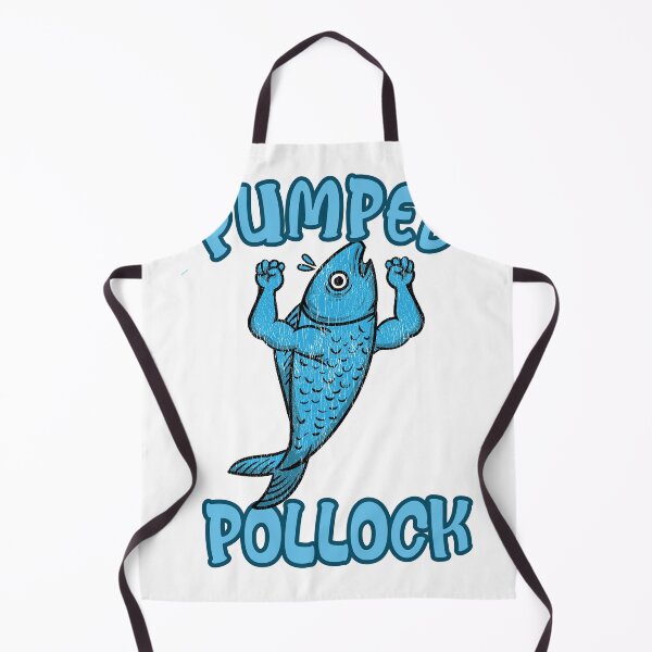 Item preview, Funny Keto Pumped Pollock Muscles Gym Fitness Workout designed and sold by KatesFunnyArt.