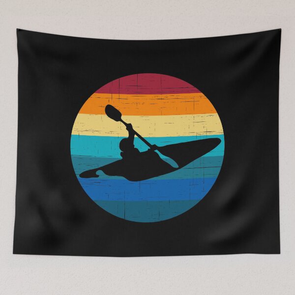 Item preview, Kayaking - Vintage Circle  designed and sold by HeatherPore.