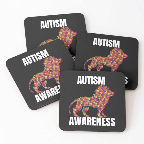 Item preview, AUTISM AWARENESS, AUTISIM ART, PUZZLE WORK LION designed and sold by R B Chrystal.