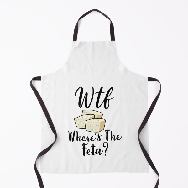Item preview, WTF Where's The Feta Funny Feta Cheese Lover Quotes designed and sold by Scratches Tees.