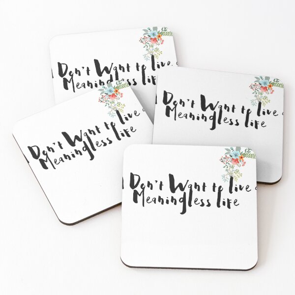 Item preview, I Don't want to live a Meaningless Life  designed and sold by GubrialGraphics.