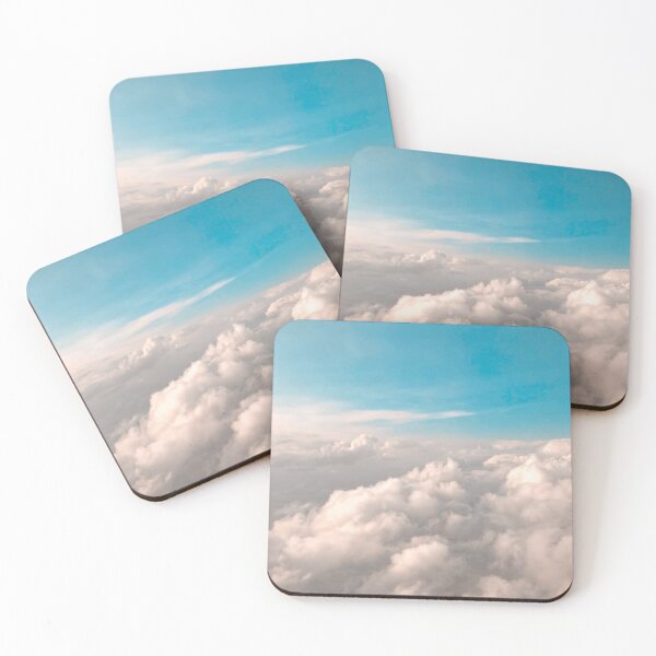 Item preview, Aesthetic white clouds in the sky, view from plane designed and sold by Barolina.
