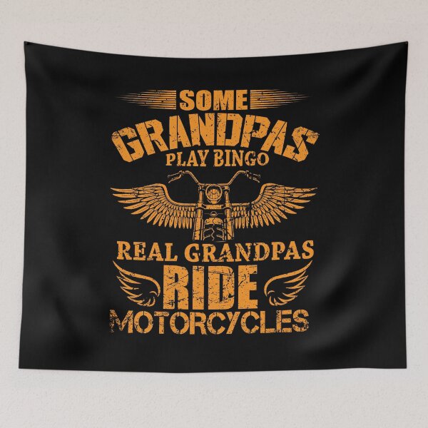 Item preview, Some Grandpas Play Bingo Real Grandpas Ride Motorcycles designed and sold by Luxara1.