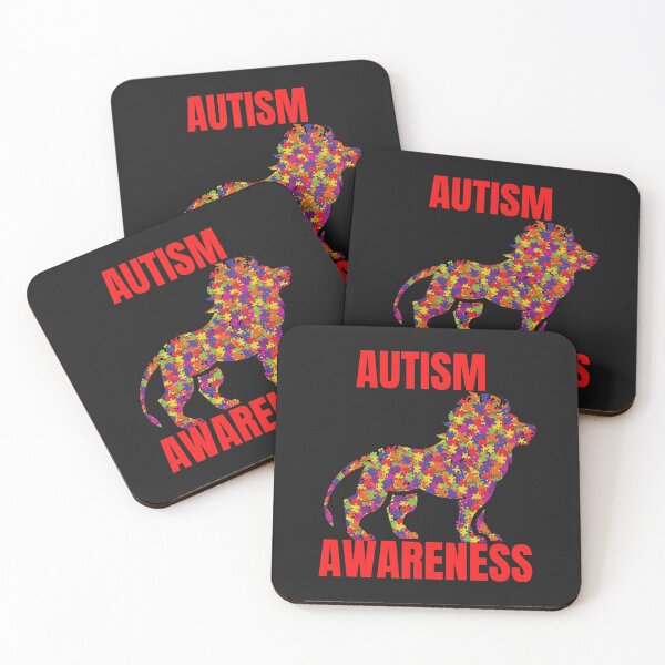 Item preview, AUTISM AWARENESS, AUTISIM ART, PUZZLE WORK LION designed and sold by R B Chrystal.