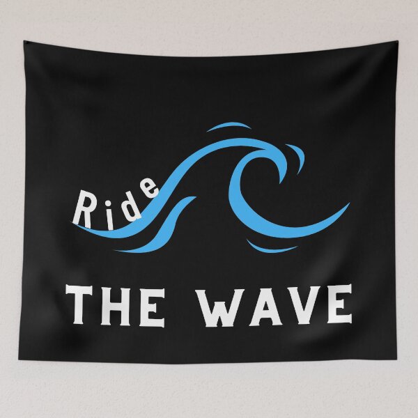 Item preview, Ride the wave-surfing lover funny- kitesurfing kiteboarding  designed and sold by NikitaAg.