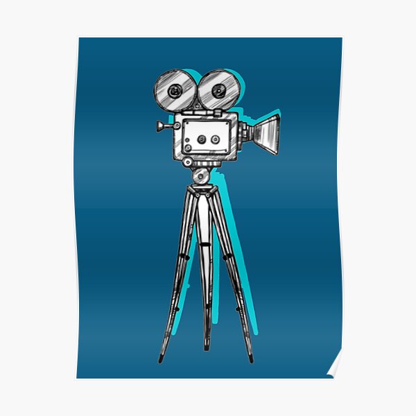 "Lights, Camera, Action Film Set" Poster for Sale by melisandreart