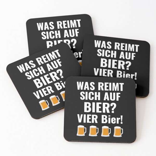 Item preview, What rhymes with BEER? Four beers! designed and sold by Wohnmobil-Liebe.