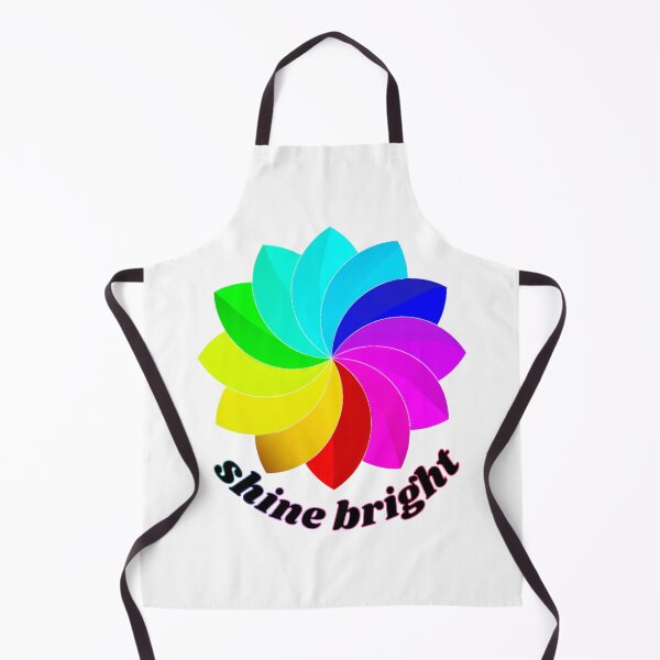 Item preview, shine bright rainbow flower designed and sold by advicestechno.