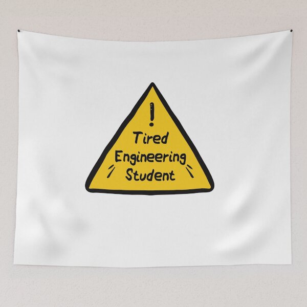 Item preview, Funny Engineering Student Gift Idea: Tired Engineering Student designed and sold by Pengo Shirt.