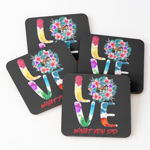 Item preview, Love CNA What You Do Colorful Floral Flower designed and sold by MertieStark.