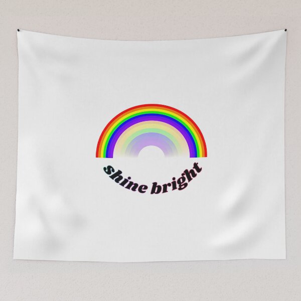 Item preview, shine bright rainbow flower  designed and sold by advicestechno.