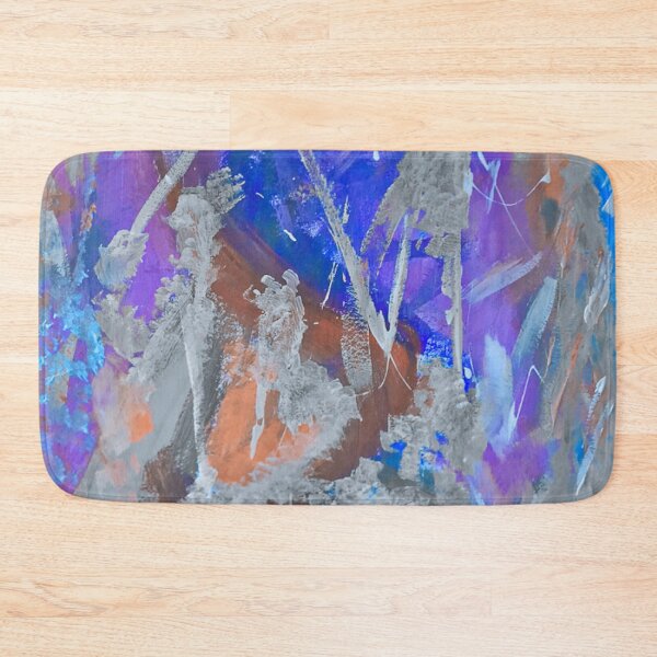 Item preview, very colorful abstract art, grey designed and sold by Barolina.