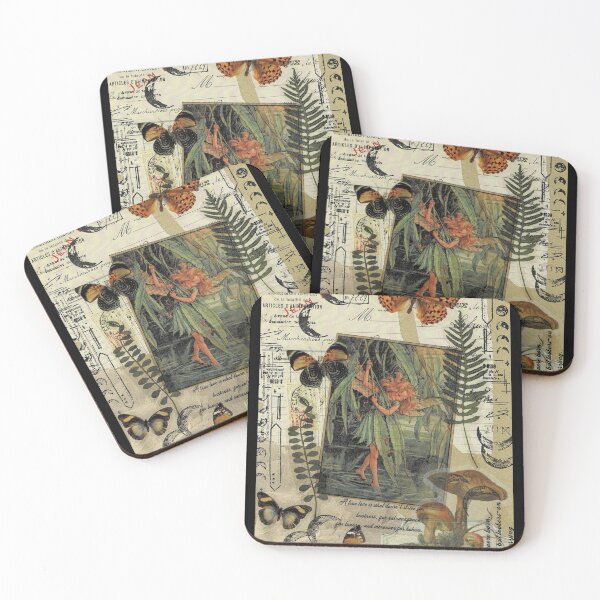 Item preview, Fairy in the Forest Collage Art designed and sold by lindalooart.