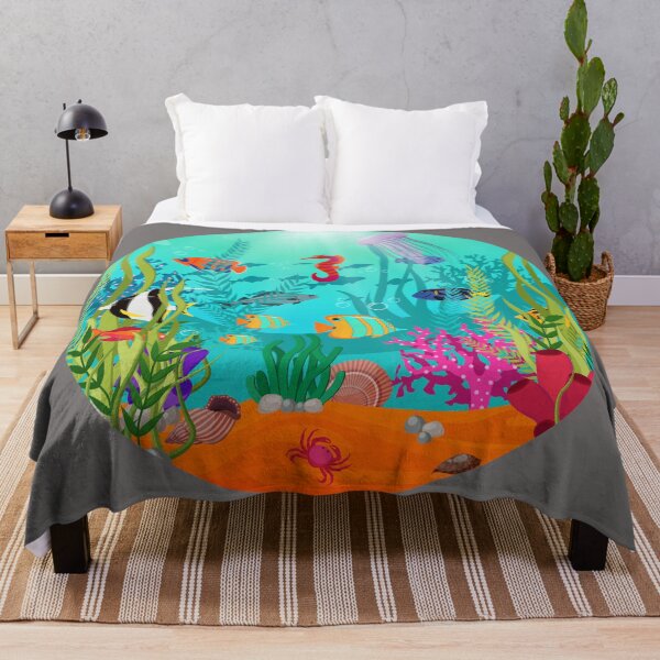 Item preview, Beautiful Underwater World colorful tropical Fish on a coral reef designed and sold by mashmosh.