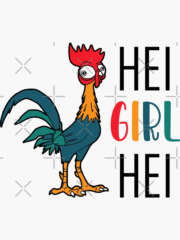 Hei Girl Hei die cut vinyl decal from SadiesVinyl