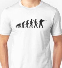 Funny Sniper Evolution Of Man Shirt Unisex T-Shirt