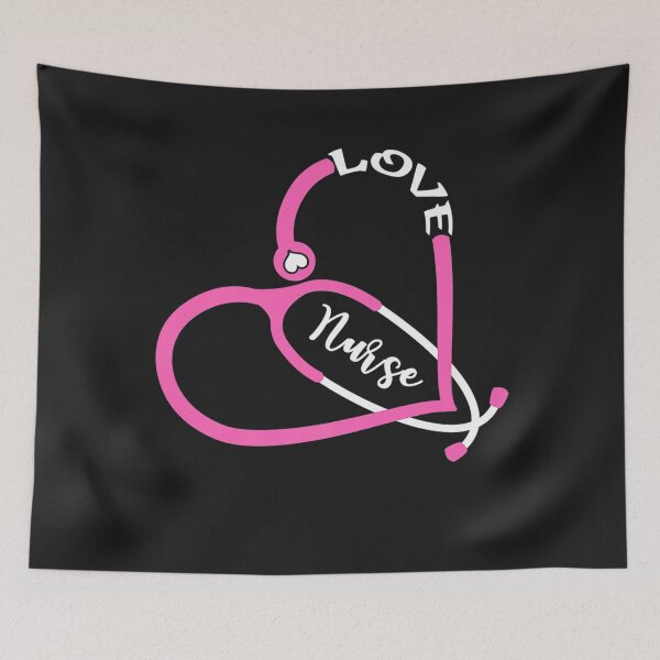 Item preview, Love Nurse Heart Stethoscope Gift RN LPN Medical Assistant designed and sold by MertieStark.