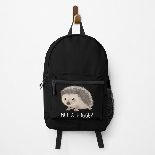 Item preview, Not a hugger funny grumpy hedgehog designed and sold by Tefra.