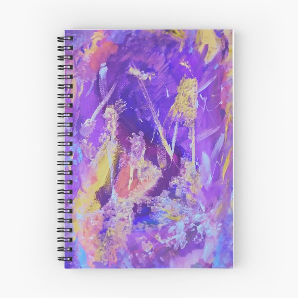 Item preview, very colorful abstract art, purple designed and sold by Barolina.