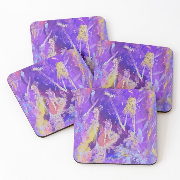 Item preview, very colorful abstract art, purple designed and sold by Barolina.