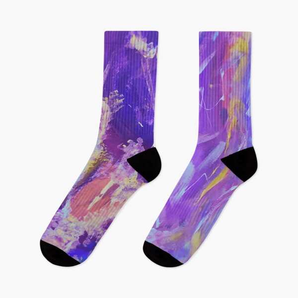 Item preview, very colorful abstract art, purple designed and sold by Barolina.