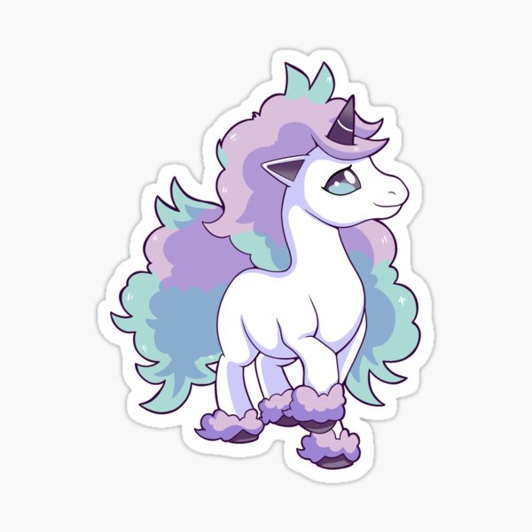 Galarian Ponyta Sticker