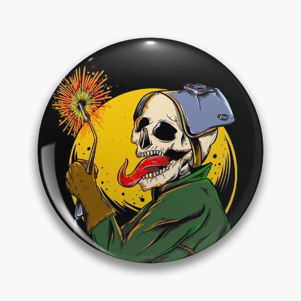 Item preview, Skull Welder Moon designed and sold by damnoverload.