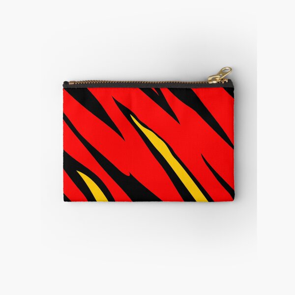 Item preview, Golden Scarlet Blood Red Zebranomicon abstract Harajuku Urban Gothic Pattern  designed and sold by GGDesignArt.