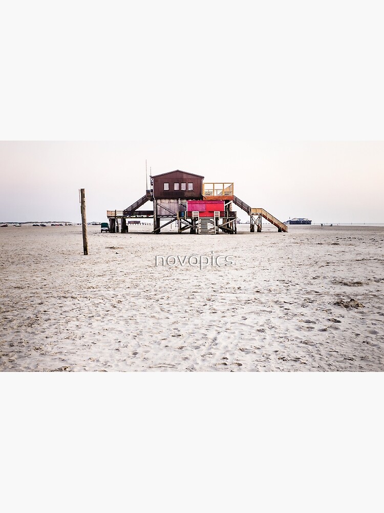 "stilt house at the beach II" Coffee Mug by novopics Redbubble