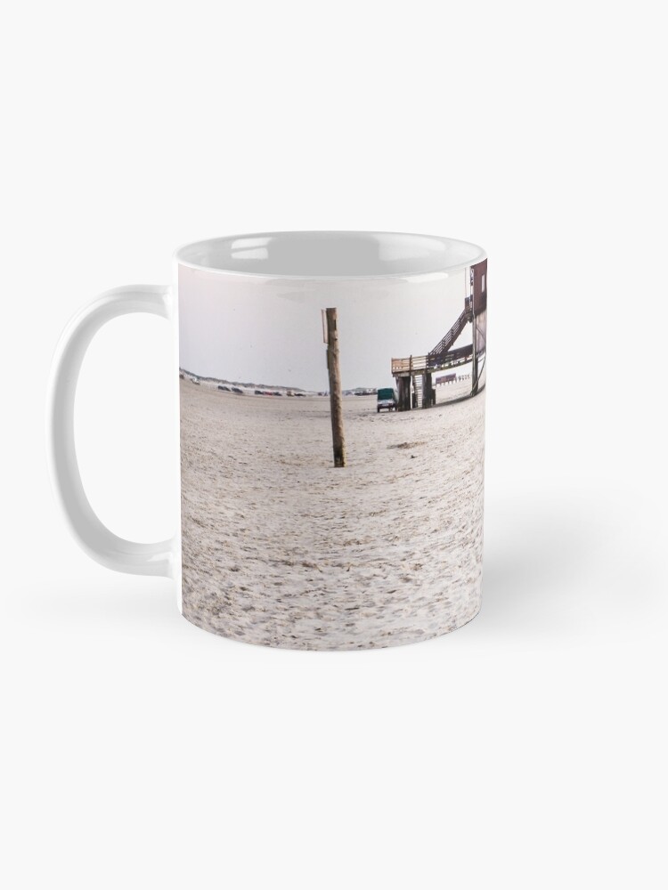 "stilt house at the beach II" Coffee Mug by novopics Redbubble